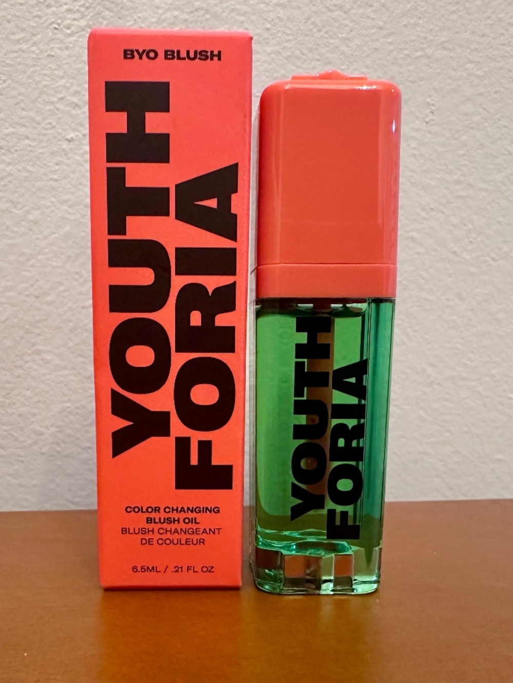 Youthforia BYO Blush Color Changing Blush Oil Pink Clean Beauty NIB